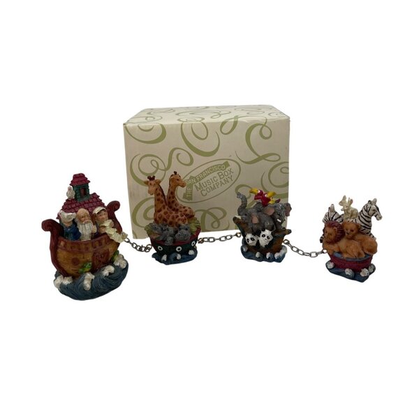 San Francisco Music Box Co Noah's Ark Train Figurine Few of my Favorite Things - Picture 2 of 16